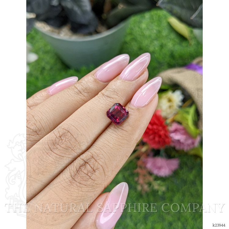 2.95 Ct. Pinkish Red Garnet from Tanzania