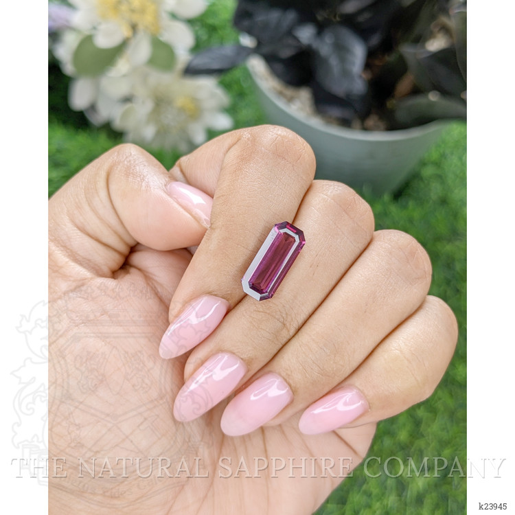 5.72 Ct. Purple Malaya Garnet from Tanzania