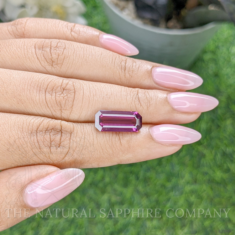5.72 Ct. Purple Malaya Garnet from Tanzania