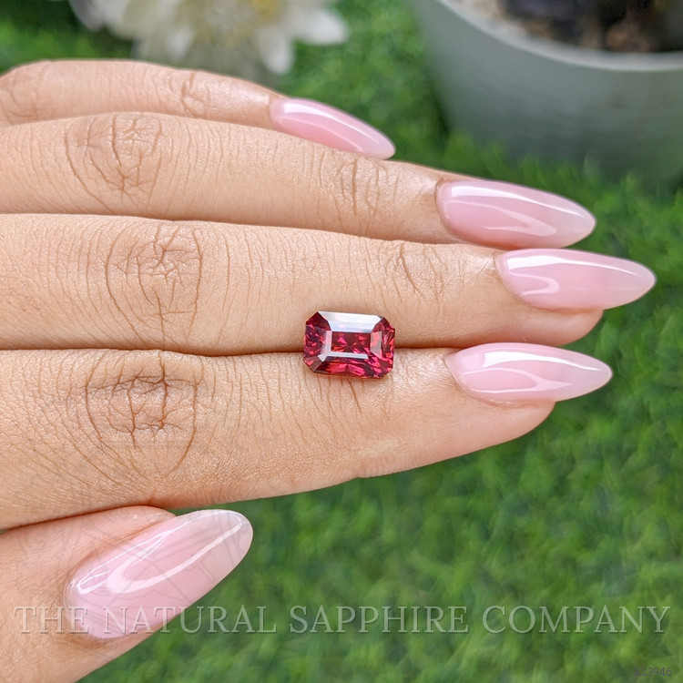 3.39 Ct. Red Spessartite Garnet from Tanzania