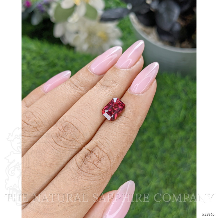 3.39 Ct. Red Spessartite Garnet from Tanzania