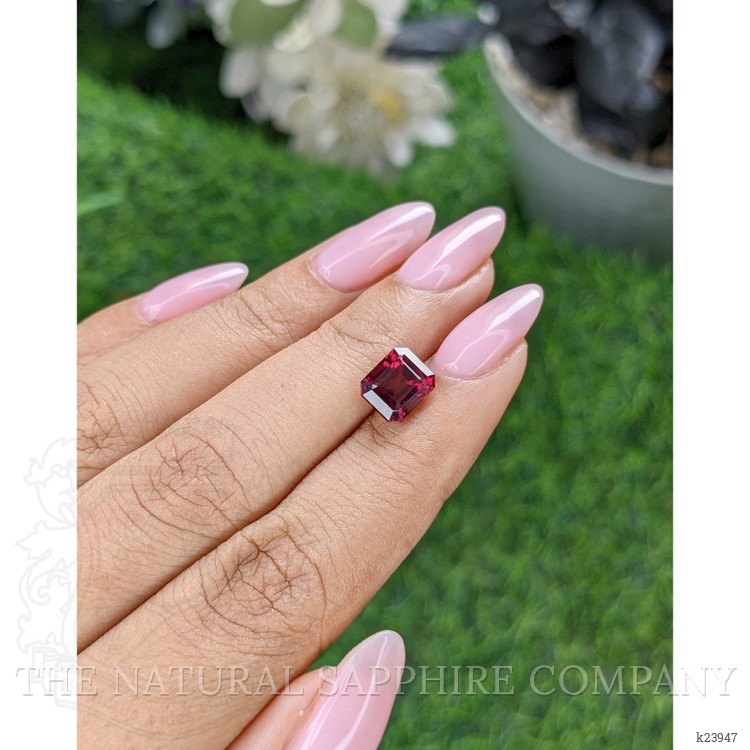 3.00 Ct. Purplish Red Rhodolite Garnet from Tanzania