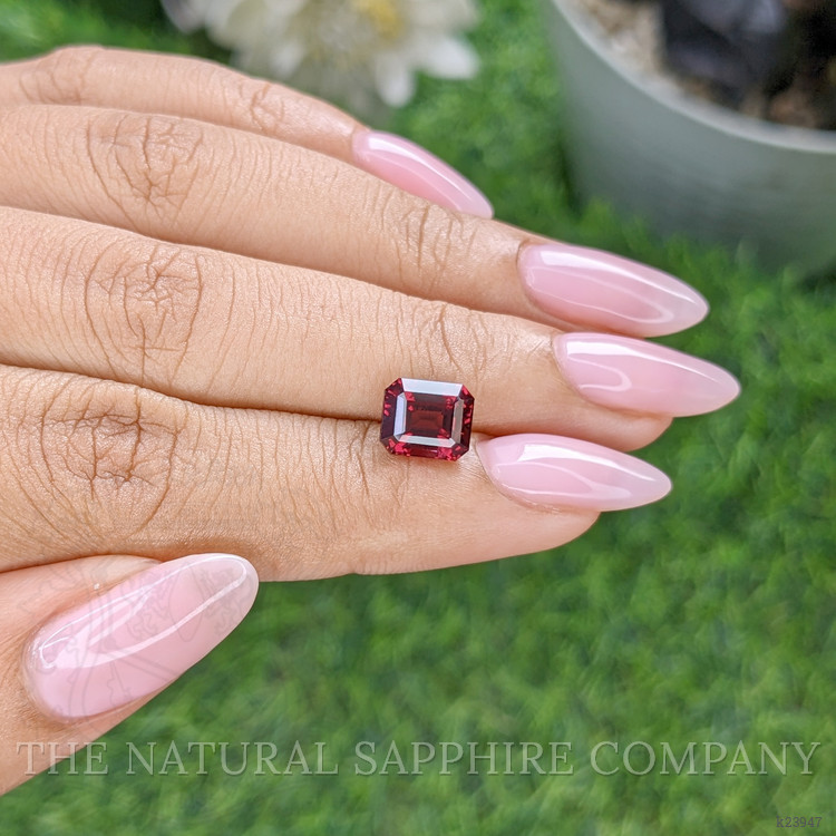 3.00 Ct. Purplish Red Rhodolite Garnet from Tanzania