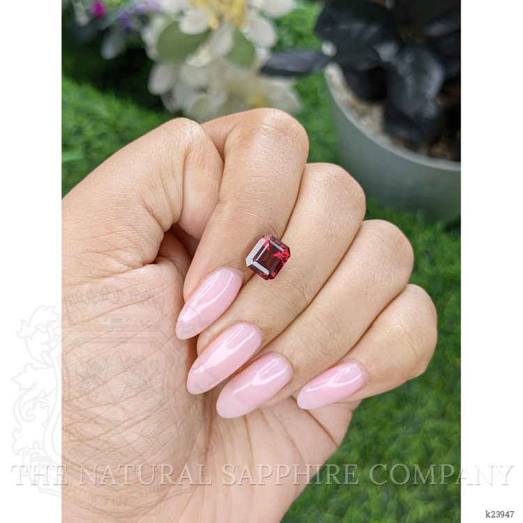 3.00 Ct. Purplish Red Rhodolite Garnet from Tanzania