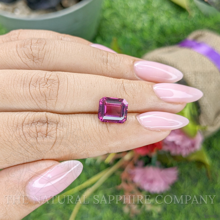 4.37 Ct. Purple Malaya Garnet from Tanzania