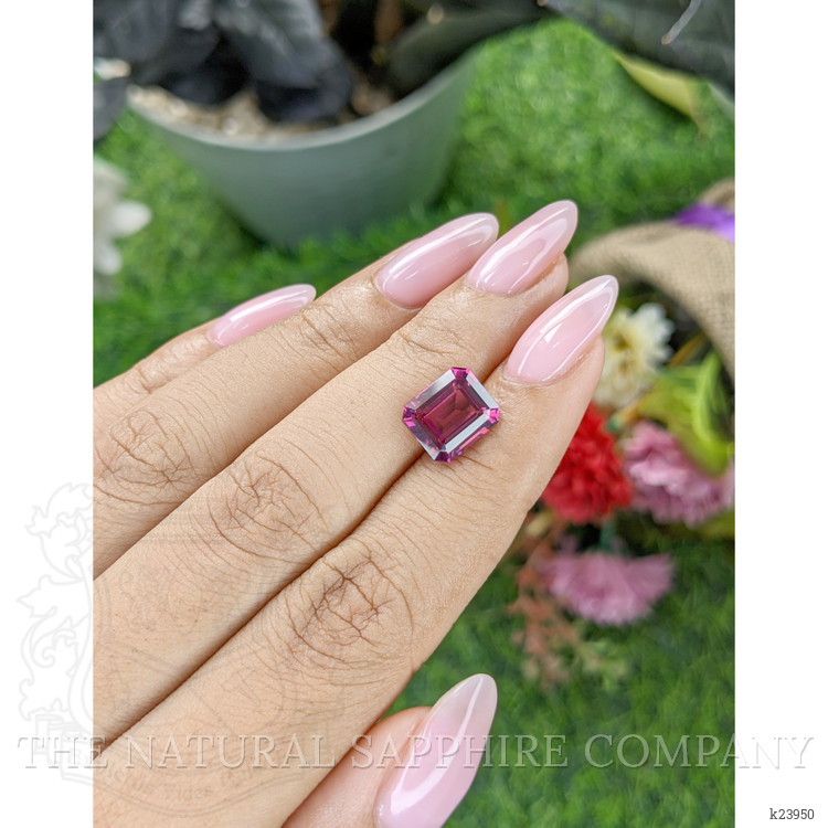 4.37 Ct. Purple Malaya Garnet from Tanzania