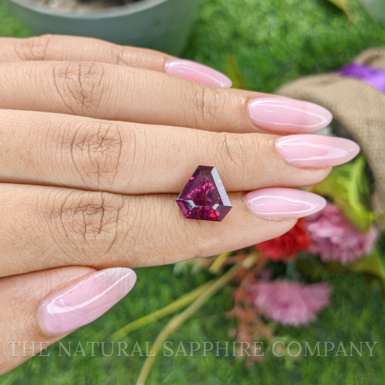 5.33 Ct. Purplish Pink Garnet from Tanzania