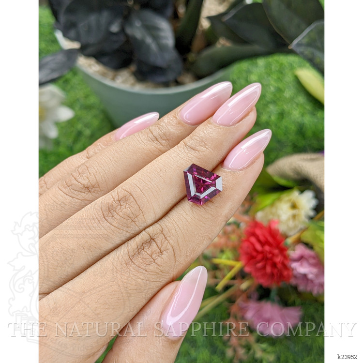 5.33 Ct. Purplish Pink Garnet from Tanzania