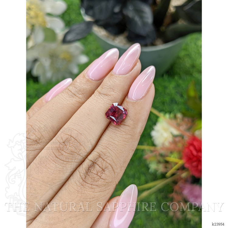2.85 Ct. Pinkish Red Garnet from Tanzania