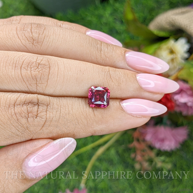 2.85 Ct. Pinkish Red Garnet from Tanzania