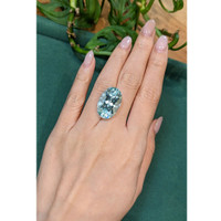 17.66 Ct. Blue Aquamarine from Brazil Life Style