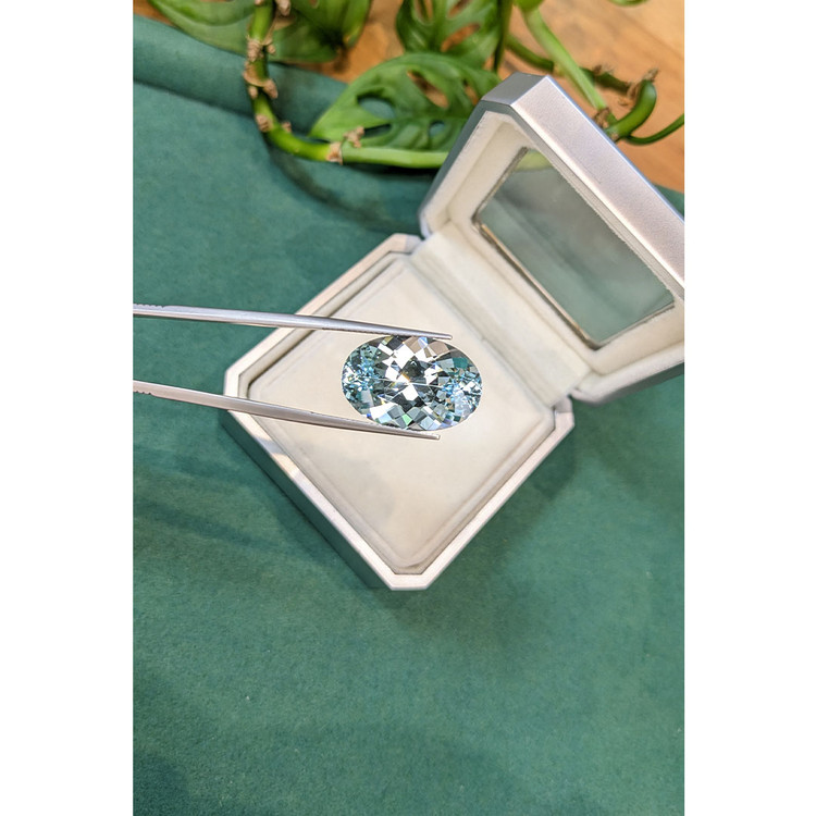 17.66 Ct. Blue Aquamarine from Brazil