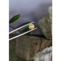 3.94 Ct. Greenish Yellow Chrysoberyl from Brazil Life Style