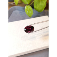 23.10 Ct. Purplish Red Garnet from Tanzania Life Style