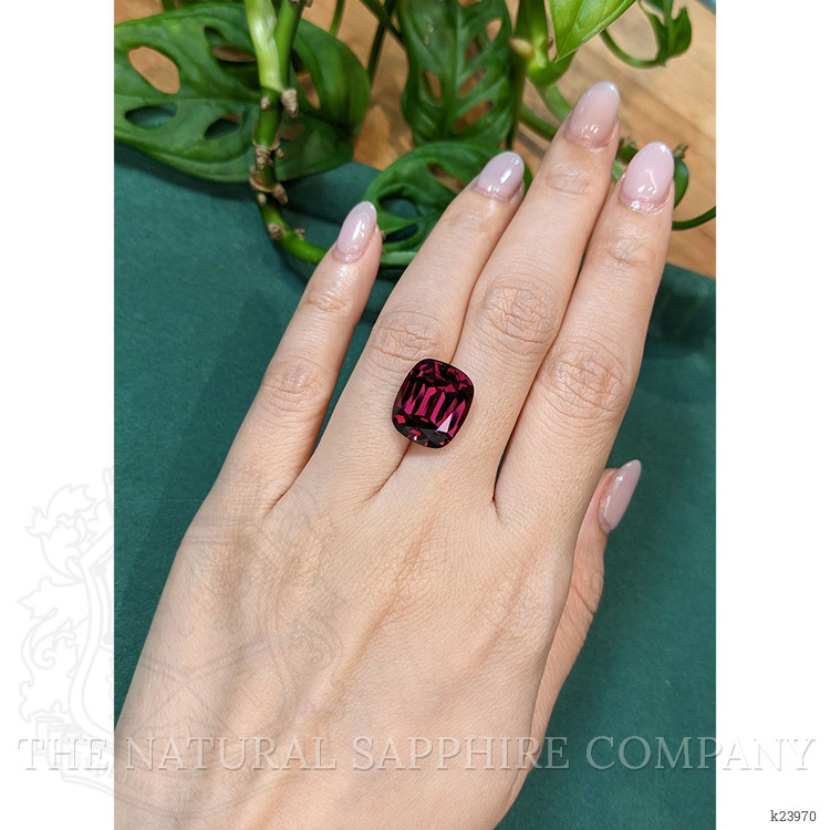 13.68 Ct. Purplish Red Rhodolite Garnet from Tanzania
