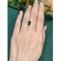 1.50 Ct. Bluish Green Tourmaline from Brazil Life Style