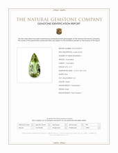 3.17 Ct. Green Tourmaline from Brazil Scan Report