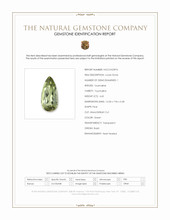 4.65 Ct. Green Tourmaline from Brazil Scan Report