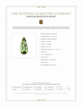 3.39 Ct. Green Tourmaline from Brazil Scan Report