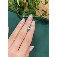 1.79 Ct. Bluish Green Tourmaline from Brazil Life Style