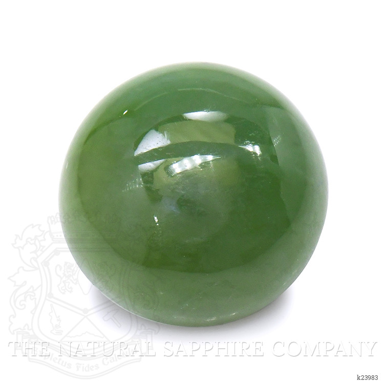 3.50 Ct. Green Cabochon Jade from Burma (Myanmar)