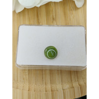 3.25 Ct. Green Cabochon Jade from Burma (Myanmar) Life Style