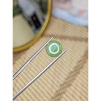 2.95 Ct. Green Cabochon Jade from Burma (Myanmar) Life Style