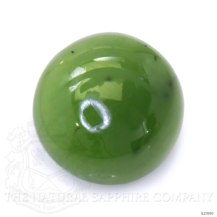 3.10 Ct. Green Cabochon Jade from Burma (Myanmar)
