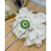 3.10 Ct. Green Cabochon Jade from Burma (Myanmar) Life Style