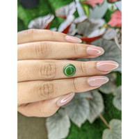 3.10 Ct. Green Cabochon Jade from Burma (Myanmar) Life Style