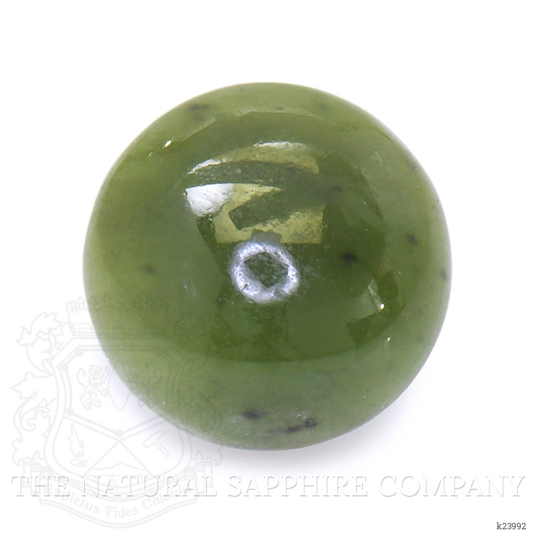 3.30 Ct. Green Cabochon Jade from Burma (Myanmar)