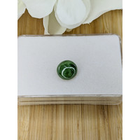 3.23 Ct. Green Cabochon Jade from Burma (Myanmar) Life Style