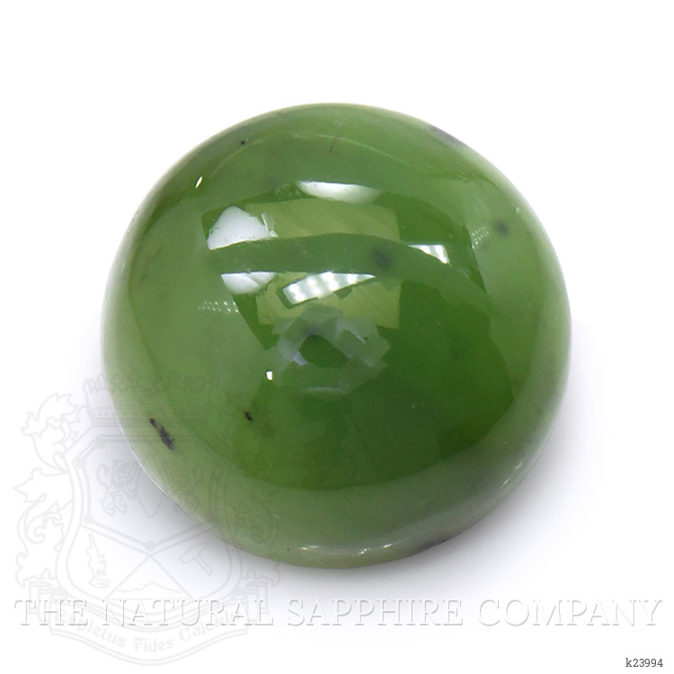 3.53 Ct. Green Cabochon Jade from Burma (Myanmar)