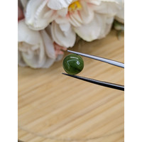 3.53 Ct. Green Cabochon Jade from Burma (Myanmar) Life Style