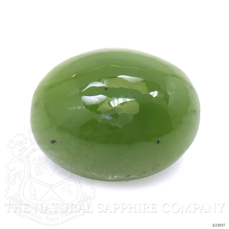 2.75 Ct. Green Cabochon Jade from Burma (Myanmar)