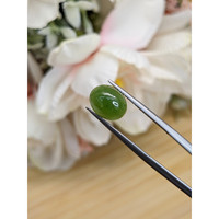 2.75 Ct. Green Cabochon Jade from Burma (Myanmar) Life Style