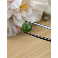 3.27 Ct. Green Cabochon Jade from Burma (Myanmar) Life Style