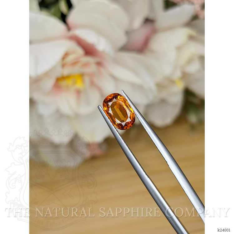 1.64 Ct. Orange Hessonite Garnet from Madagascar