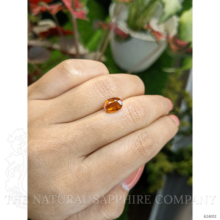 2.14 Ct. Orange Hessonite Garnet from Madagascar