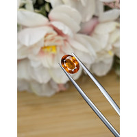 2.14 Ct. Orange Hessonite Garnet from Madagascar Life Style
