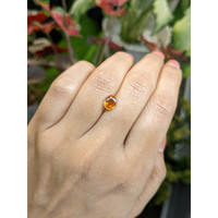 1.15 Ct. Orange Hessonite Garnet from Madagascar Life Style