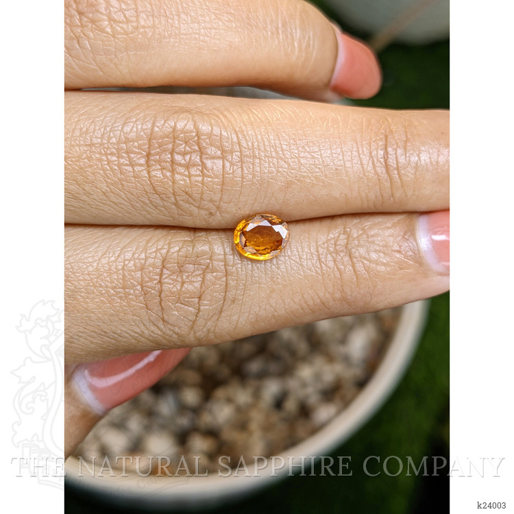 1.15 Ct. Orange Hessonite Garnet from Madagascar
