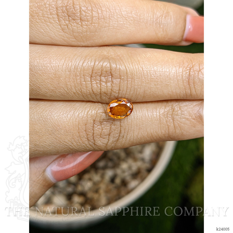 1.33 Ct. Orange Hessonite Garnet from Madagascar