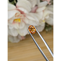 1.33 Ct. Orange Hessonite Garnet from Madagascar Life Style