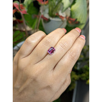 2.67 Ct. Pinkish Purple Rhodolite Garnet from Madagascar Life Style