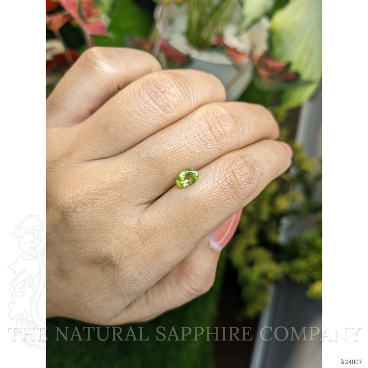 0.73 Ct. Yellowish Green Peridot from Pakistan