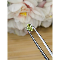 0.73 Ct. Yellowish Green Peridot from Pakistan Life Style