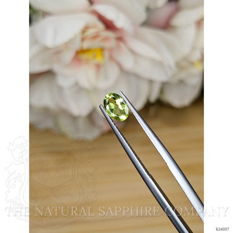 0.73 Ct. Yellowish Green Peridot from Pakistan