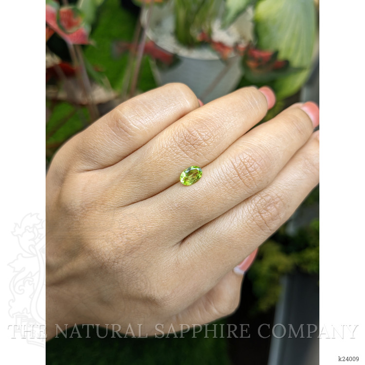 0.78 Ct. Yellowish Green Peridot from Pakistan