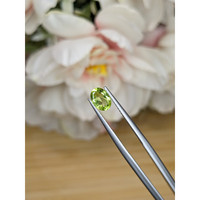 0.78 Ct. Yellowish Green Peridot from Pakistan Life Style